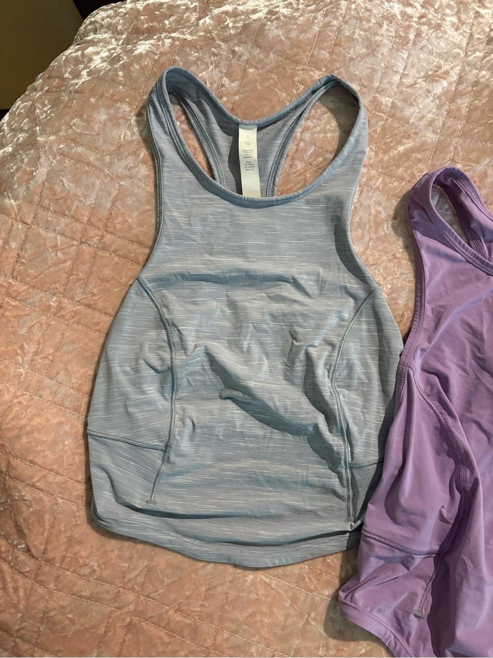 Lululemon athletica power thru Racerback Active Tank Top size 2 excellent